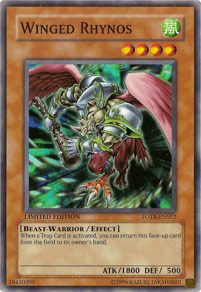 Winged Rhynos [FOTB-ENSE2] Super Rare | Gear Gaming Bentonville