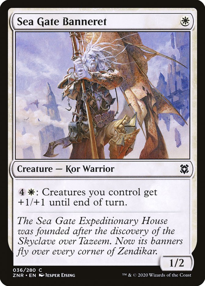Sea Gate Banneret [Zendikar Rising] | Gear Gaming Bentonville