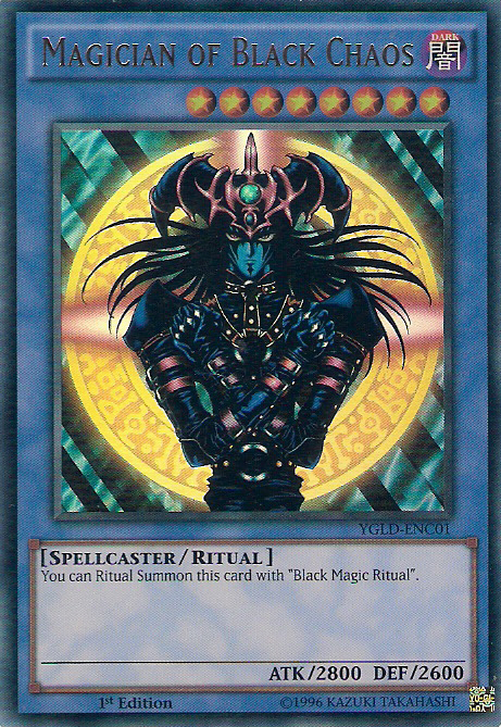 Magician of Black Chaos [YGLD-ENC01] Ultra Rare | Gear Gaming Bentonville