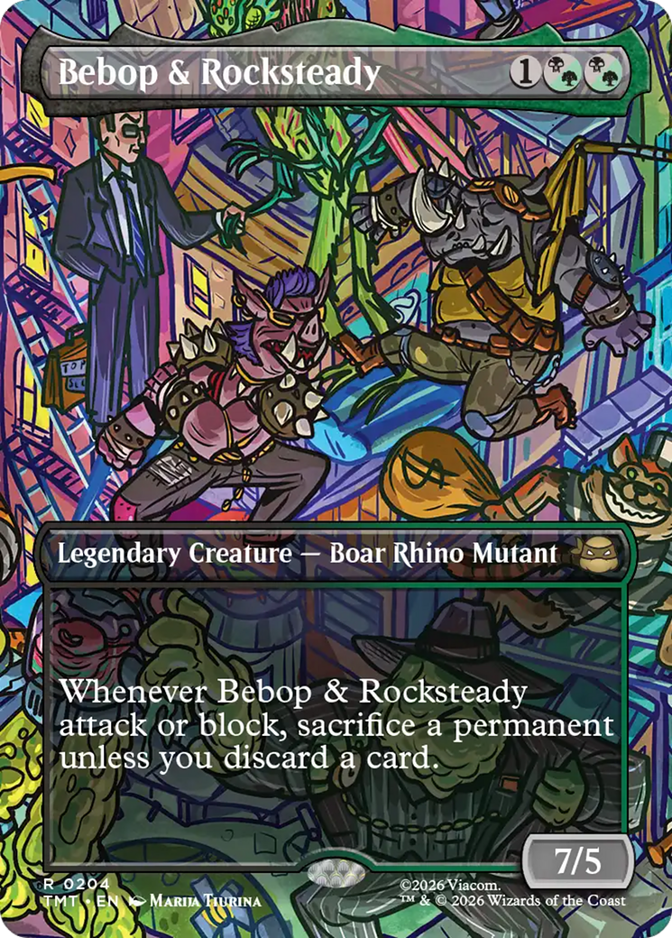 Bebop & Rocksteady (Borderless) [Teenage Mutant Ninja Turtles] | Gear Gaming Bentonville