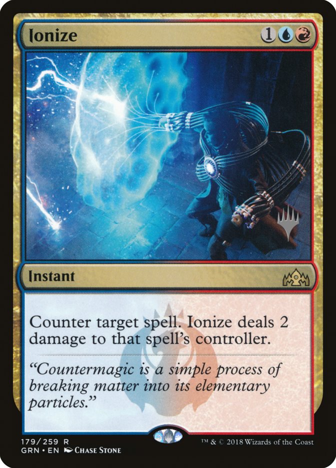 Ionize (Promo Pack) [Guilds of Ravnica Promos] | Gear Gaming Bentonville