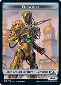 Construct // Soldier Double-Sided Token [Core Set 2021 Tokens] | Gear Gaming Bentonville