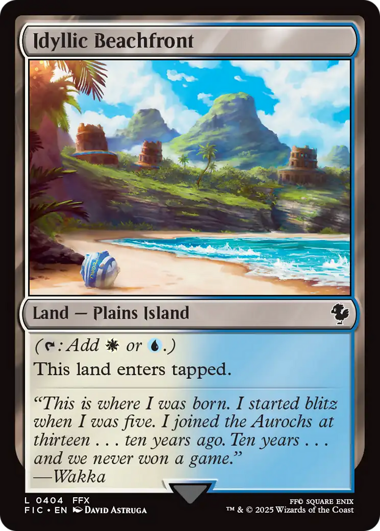 Idyllic Beachfront [FINAL FANTASY Commander] | Gear Gaming Bentonville