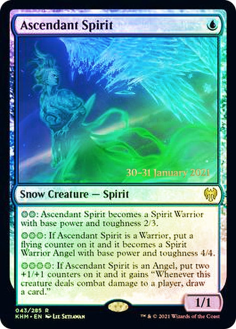 Ascendant Spirit [Kaldheim Prerelease Promos] | Gear Gaming Bentonville