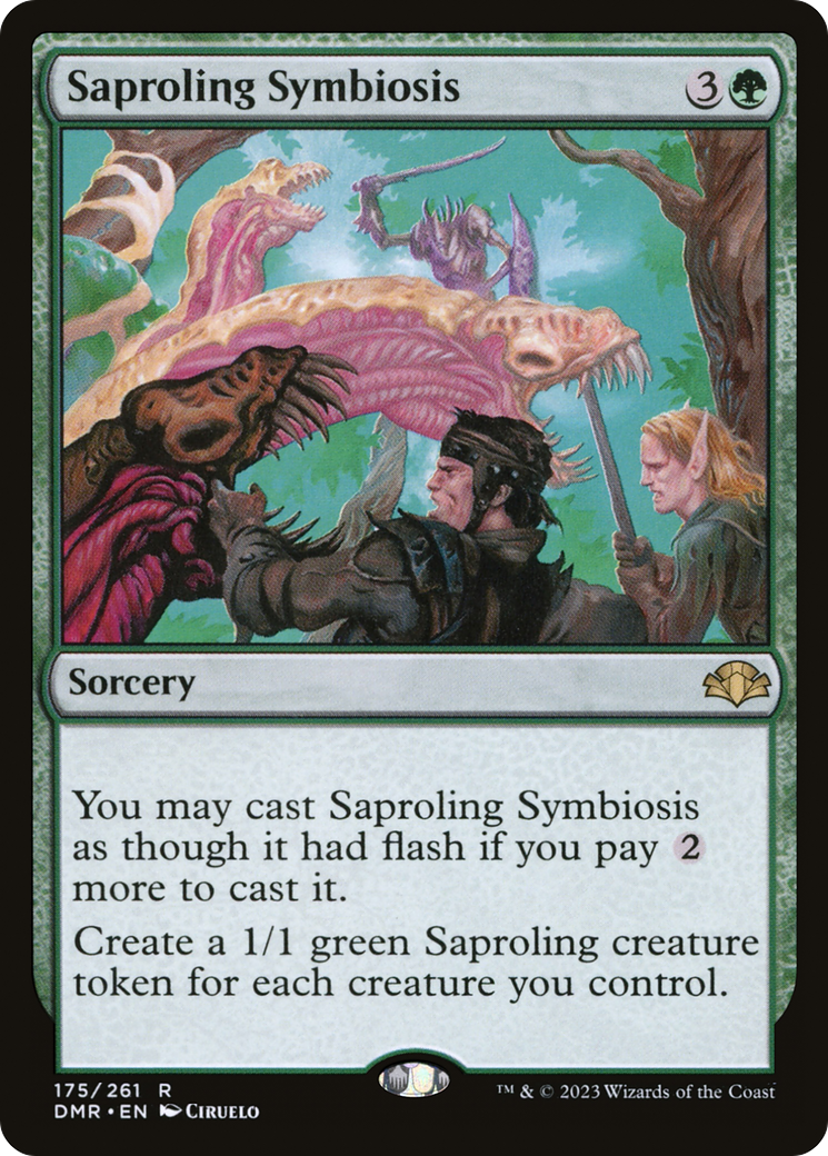 Saproling Symbiosis [Dominaria Remastered] | Gear Gaming Bentonville