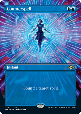 Counterspell (Borderless Alternate Art) [Modern Horizons 2] | Gear Gaming Bentonville