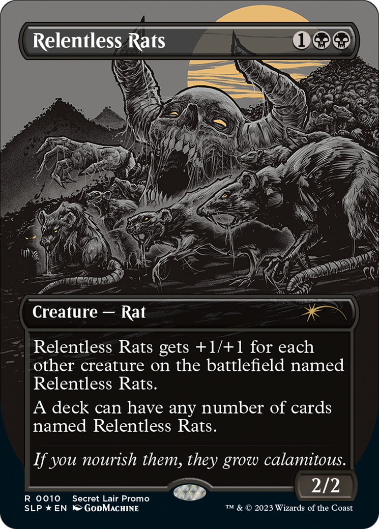 Relentless Rats (Borderless) [Secret Lair Showdown] | Gear Gaming Bentonville