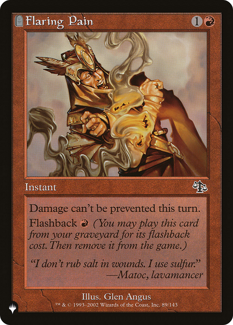 Flaring Pain [The List Reprints] | Gear Gaming Bentonville