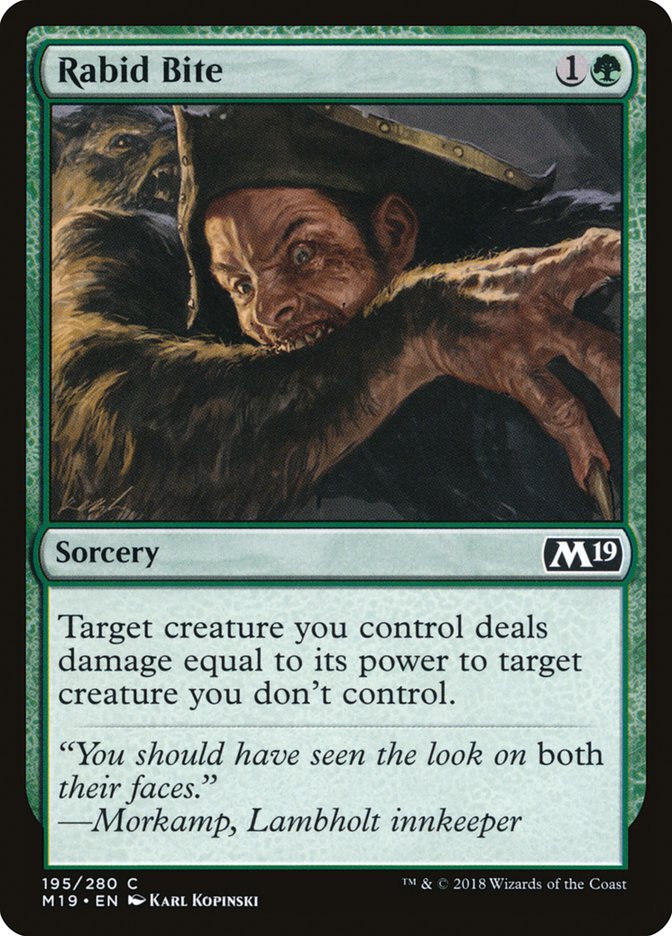 Rabid Bite [Core Set 2019] | Gear Gaming Bentonville