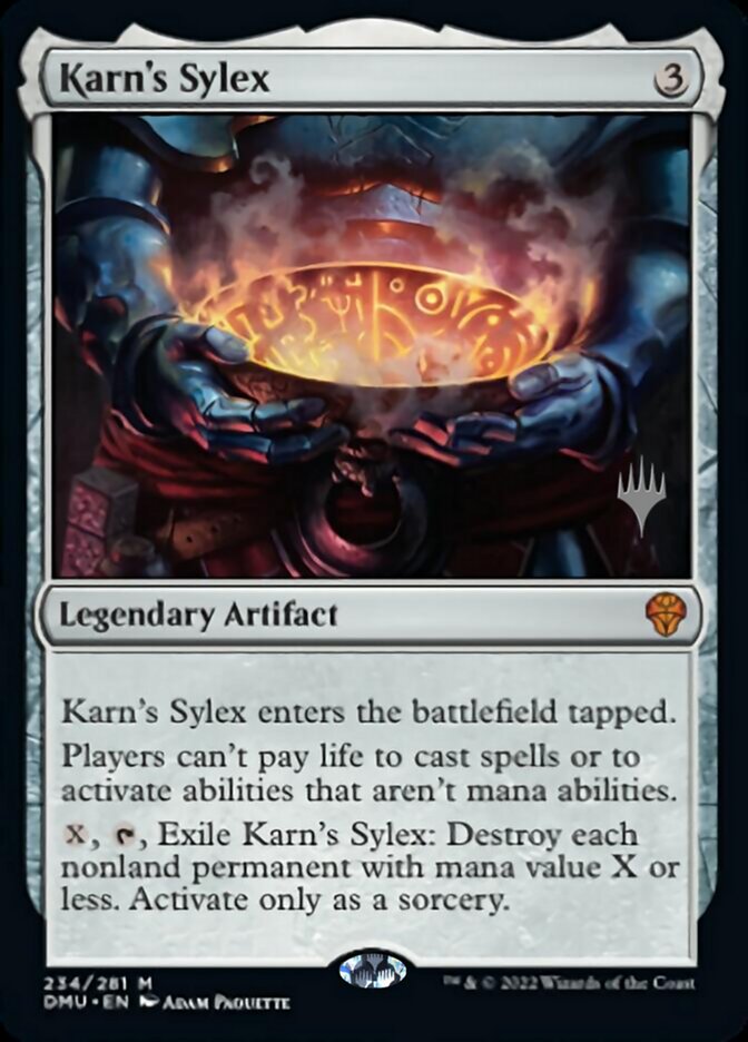 Karn's Sylex (Promo Pack) [Dominaria United Promos] | Gear Gaming Bentonville