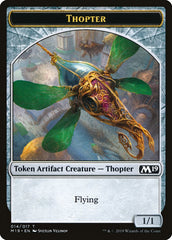 Knight // Thopter Double-Sided Token (Game Night) [Core Set 2019 Tokens] | Gear Gaming Bentonville