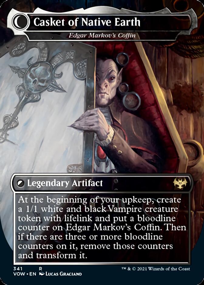 Edgar, Charmed Groom // Edgar Markov's Coffin - Dracula the Voyager // Casket of Native Earth [Innistrad: Crimson Vow] | Gear Gaming Bentonville