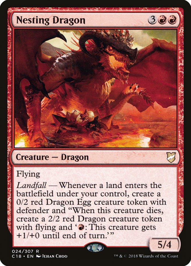 Nesting Dragon [Commander 2018] | Gear Gaming Bentonville