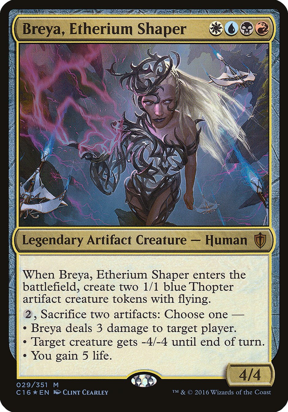 Breya, Etherium Shaper (Oversized) [Commander 2016 Oversized] | Gear Gaming Bentonville