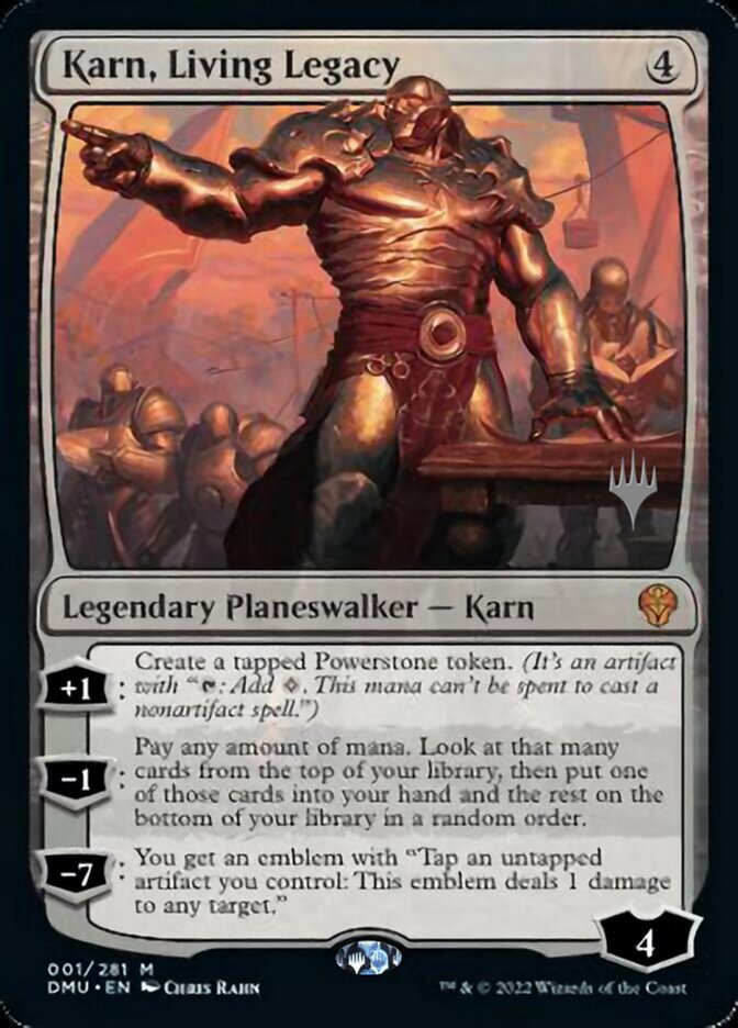 Karn, Living Legacy (Promo Pack) [Dominaria United Promos] | Gear Gaming Bentonville