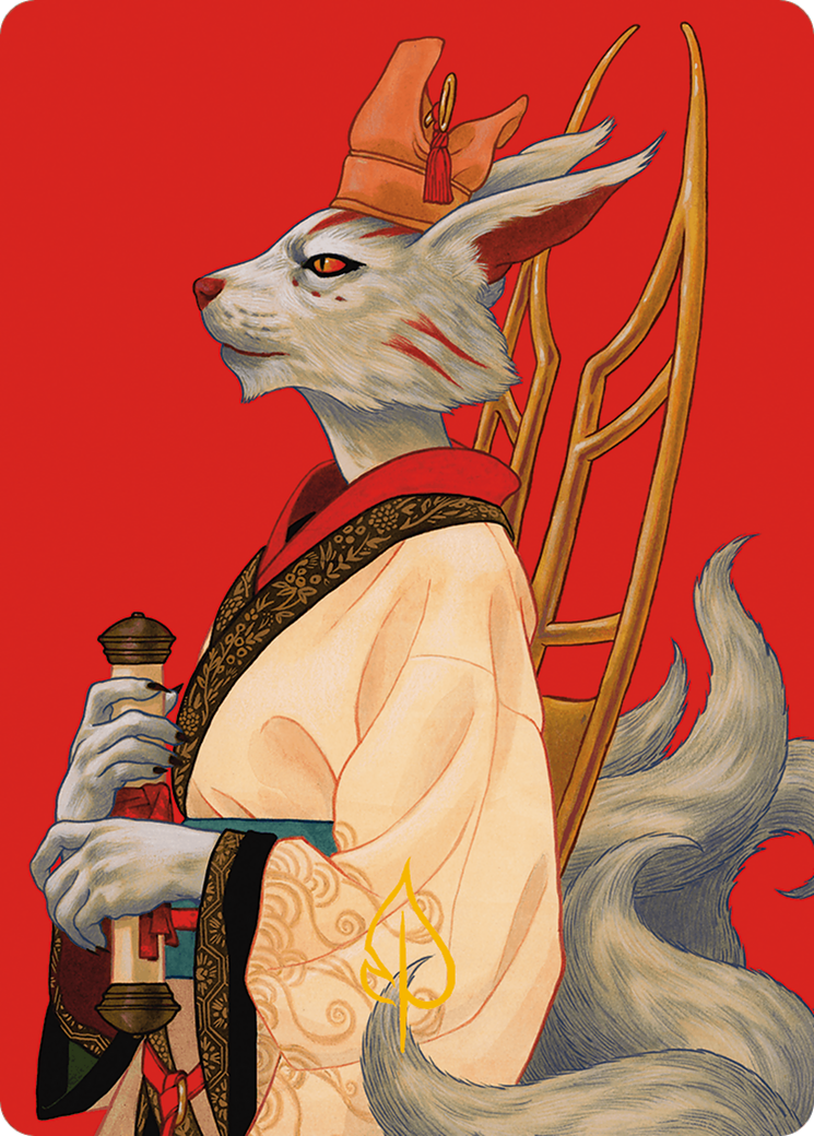 Pearl-Ear, Imperial Advisor Art Card (Gold-Stamped Signature) [Modern Horizons 3 Art Series] | Gear Gaming Bentonville