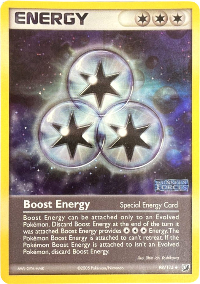 Boost Energy (98/115) (Stamped) [EX: Unseen Forces] | Gear Gaming Bentonville