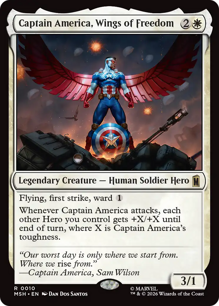 Captain America, Wings of Freedom [Marvel Super Heroes] | Gear Gaming Bentonville