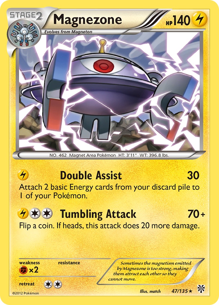 Magnezone (47/135) [Black & White: Plasma Storm] | Gear Gaming Bentonville