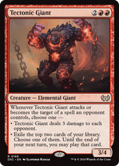 Tectonic Giant [Duskmourn: House of Horror Commander] | Gear Gaming Bentonville