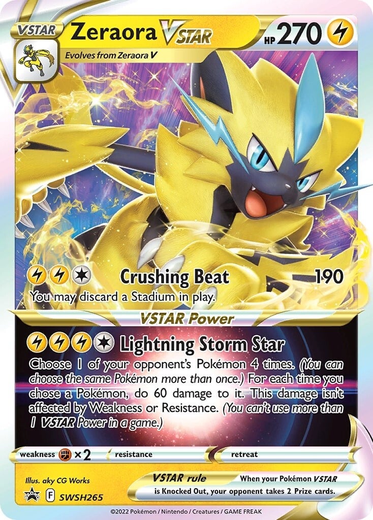 Zeraora VSTAR (SWSH265) [Sword & Shield: Black Star Promos] | Gear Gaming Bentonville