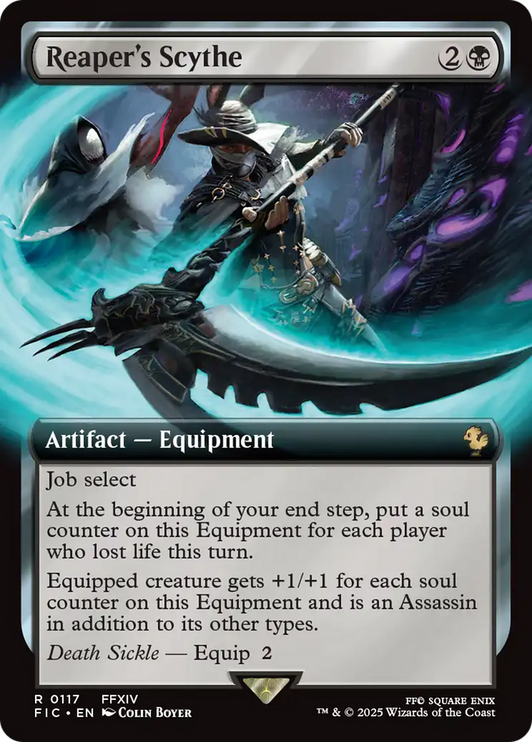 Reaper's Scythe (Extended Art) [FINAL FANTASY Commander] | Gear Gaming Bentonville