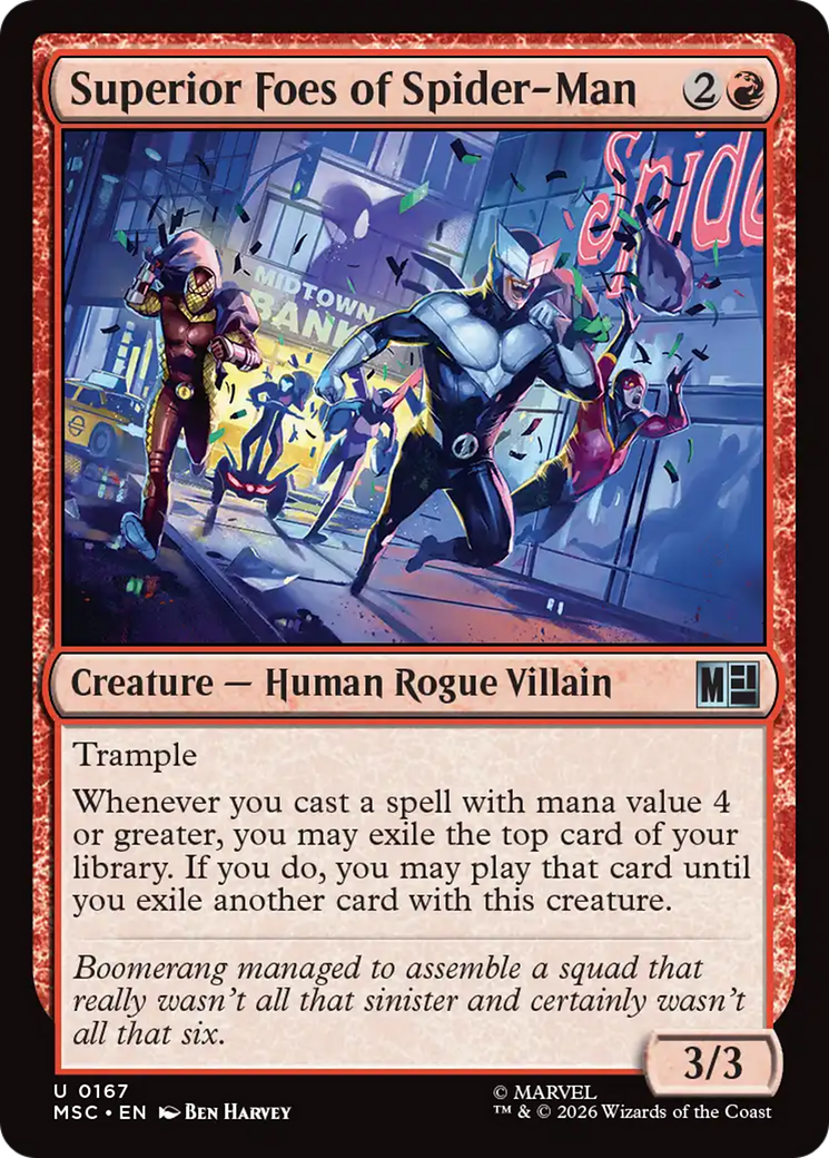 Superior Foes of Spider-Man (Surge Foil) [Marvel Super Heroes Commander] | Gear Gaming Bentonville