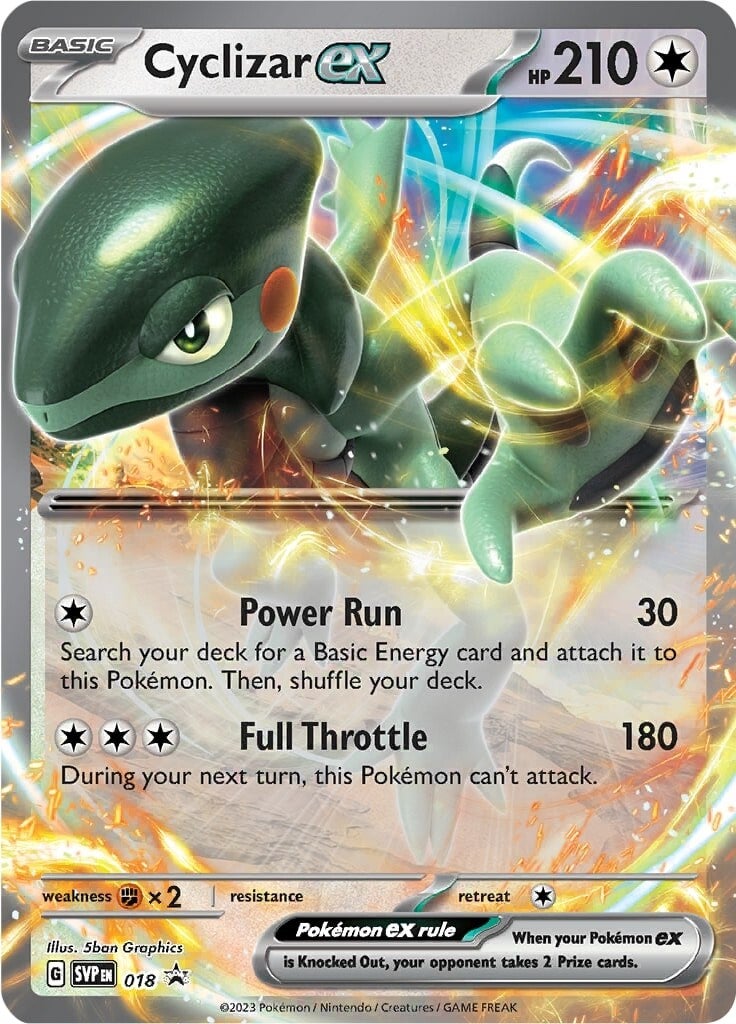 Cyclizar ex (018) (Jumbo Card) [Scarlet & Violet: Black Star Promos] | Gear Gaming Bentonville