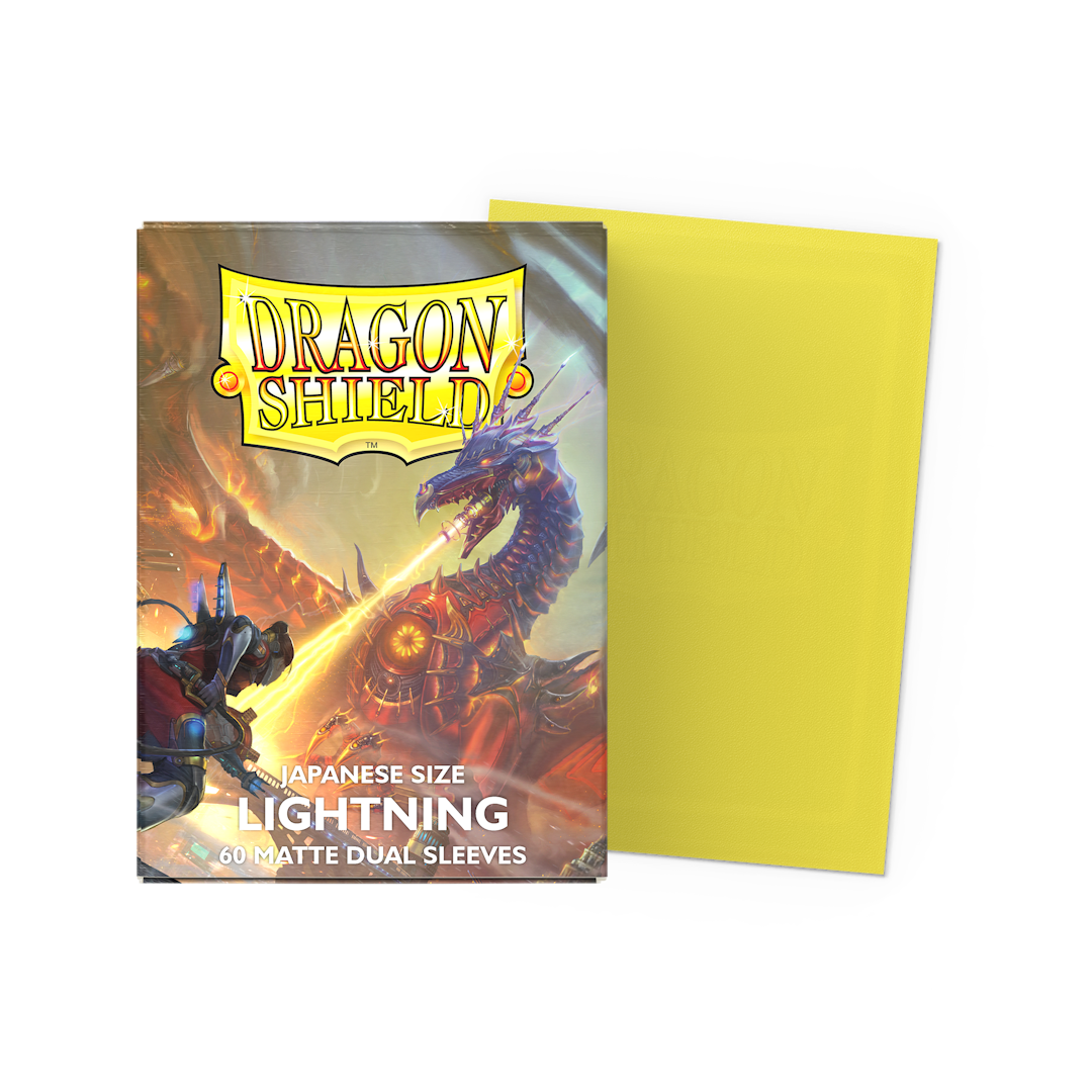 Dragon Shield Mini Dual Matte (60ct) Lightning | Gear Gaming Bentonville