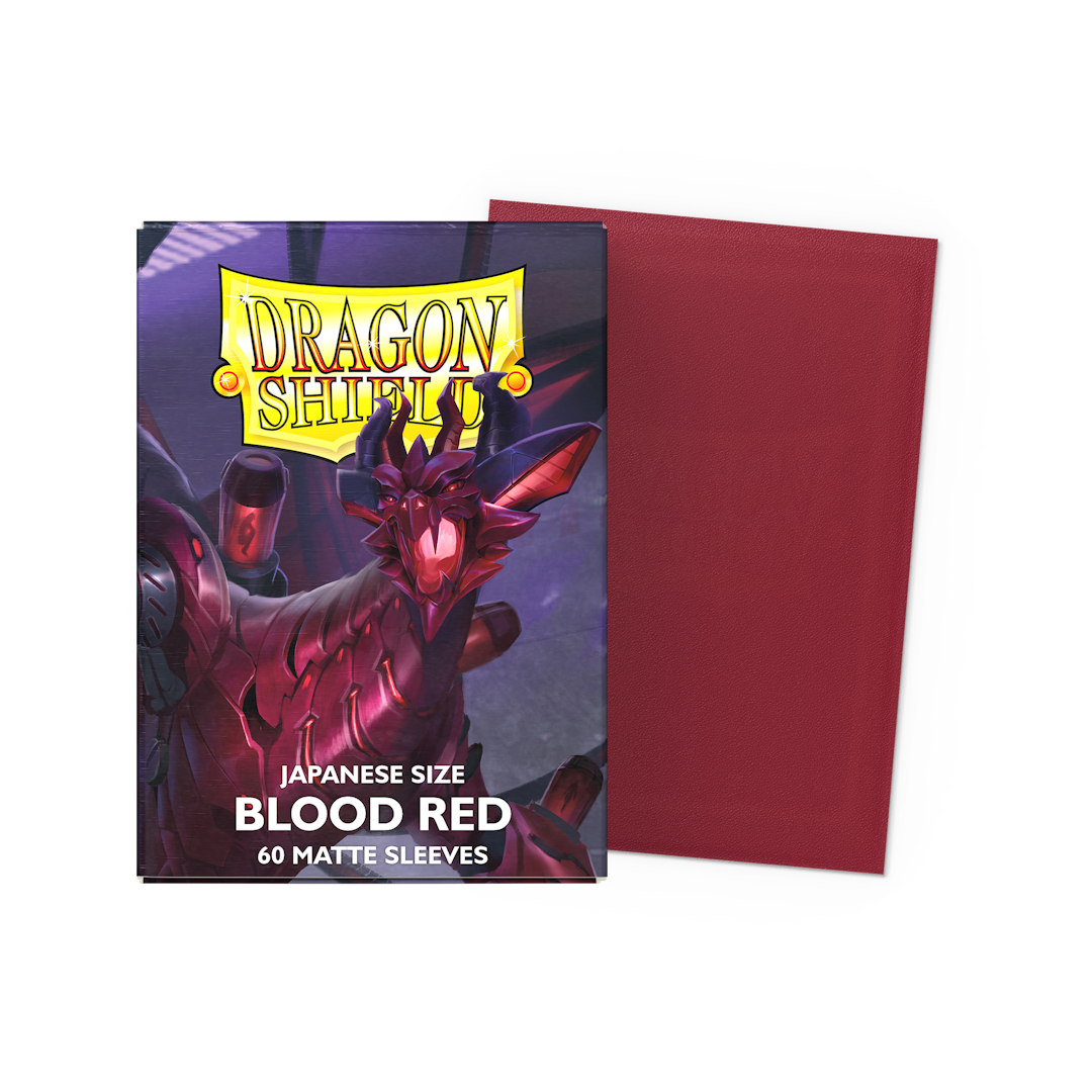 Dragon Shield Mini Matte (60ct) Blood Red | Gear Gaming Bentonville