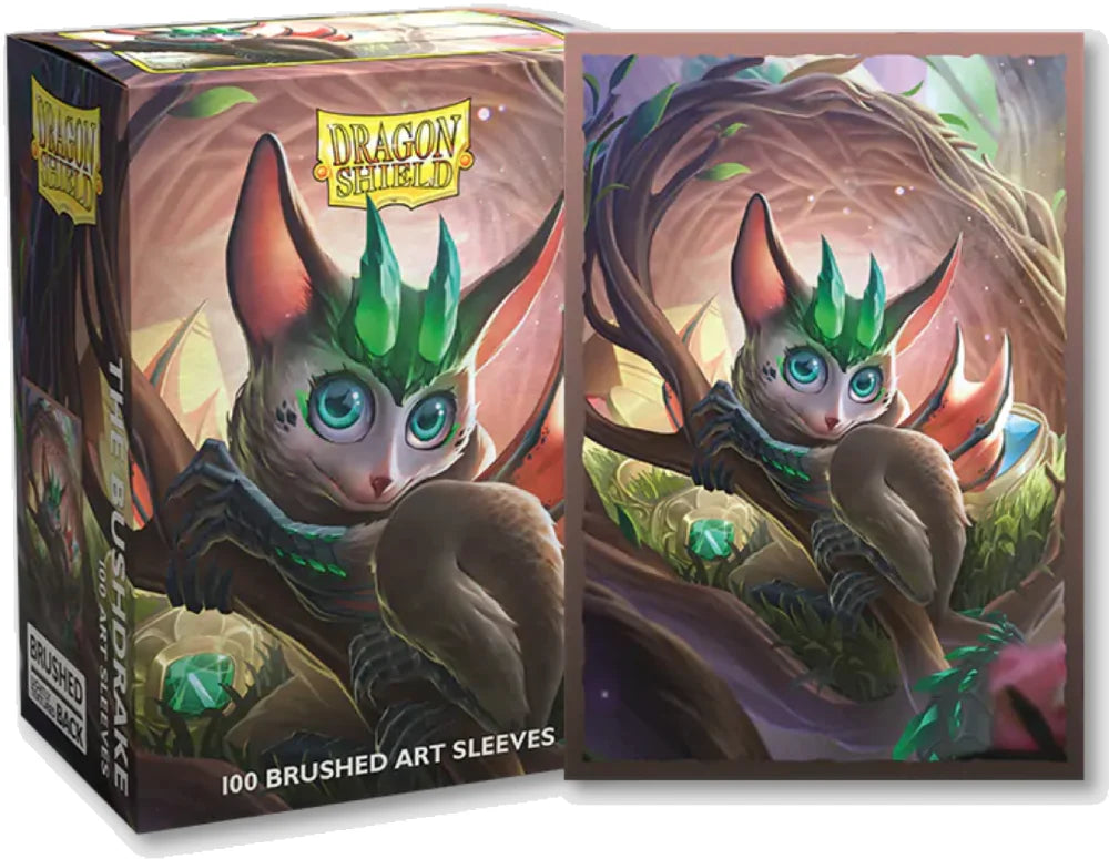 Dragon Shield Brushed Art Sleeves (100ct) The Bushdrake | Gear Gaming Bentonville