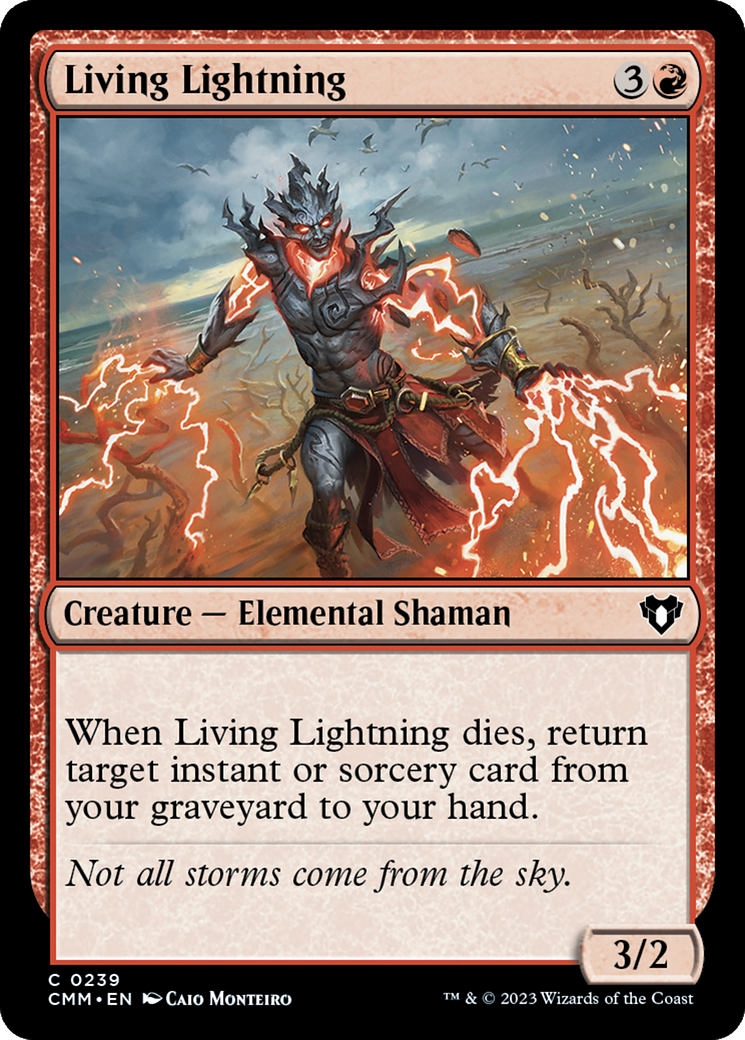 Living Lightning [Commander Masters] | Gear Gaming Bentonville