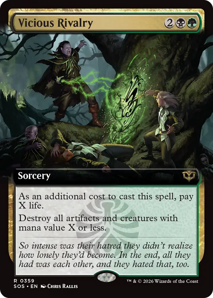 Vicious Rivalry (Extended Art) [Secrets of Strixhaven] | Gear Gaming Bentonville