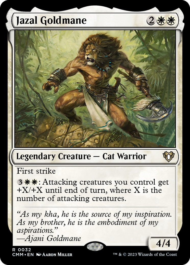 Jazal Goldmane [Commander Masters] | Gear Gaming Bentonville