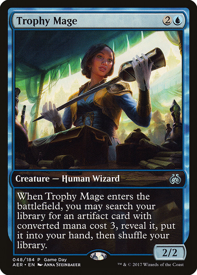 Trophy Mage (Game Day) [Aether Revolt Promos] | Gear Gaming Bentonville