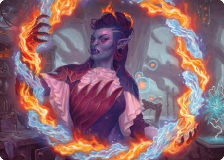 Rootha, Mercurial Artist Art Card [Strixhaven: School of Mages Art Series] | Gear Gaming Bentonville