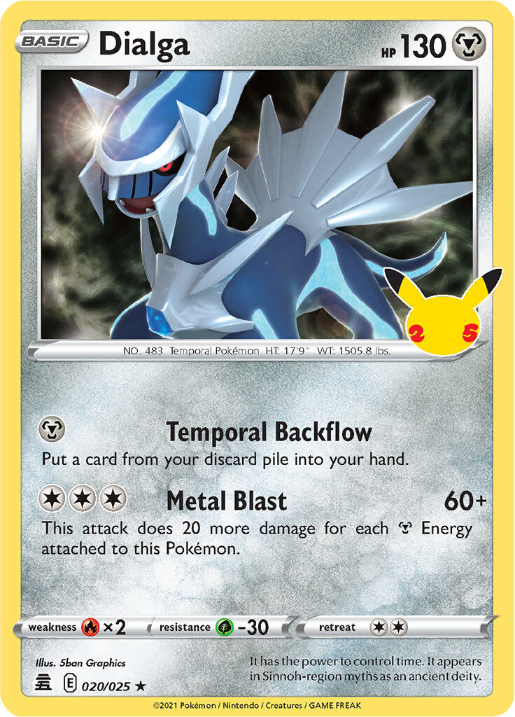 Dialga (020/025) [Celebrations: 25th Anniversary] | Gear Gaming Bentonville