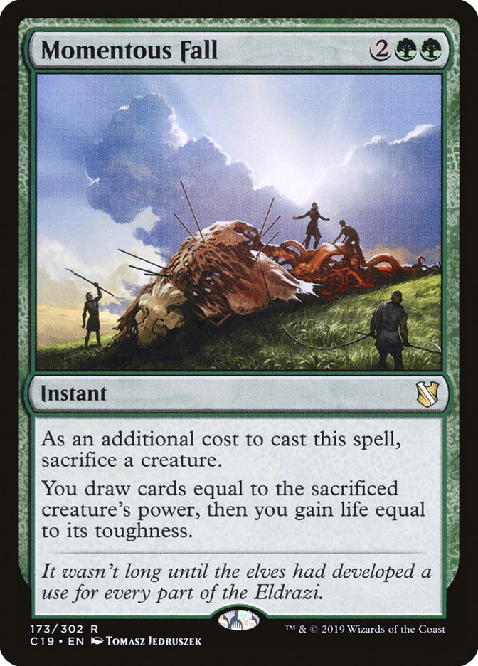 Momentous Fall [Commander 2019] | Gear Gaming Bentonville