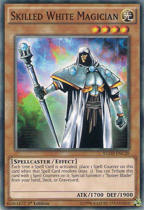 Skilled White Magician [YGLD-ENC20] Common | Gear Gaming Bentonville