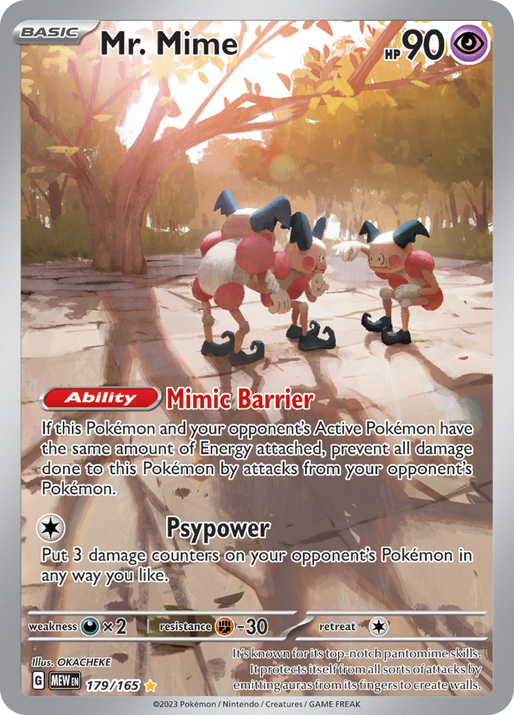 Mr. Mime (179/165) [Scarlet & Violet: 151] | Gear Gaming Bentonville