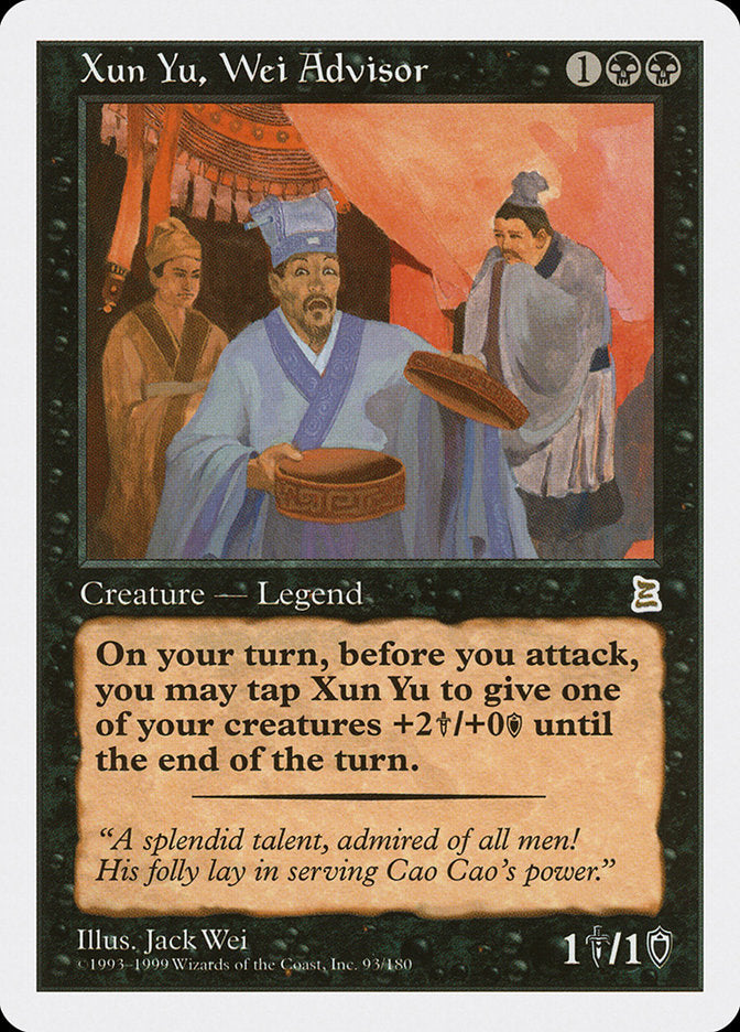 Xun Yu, Wei Advisor [Portal Three Kingdoms] | Gear Gaming Bentonville
