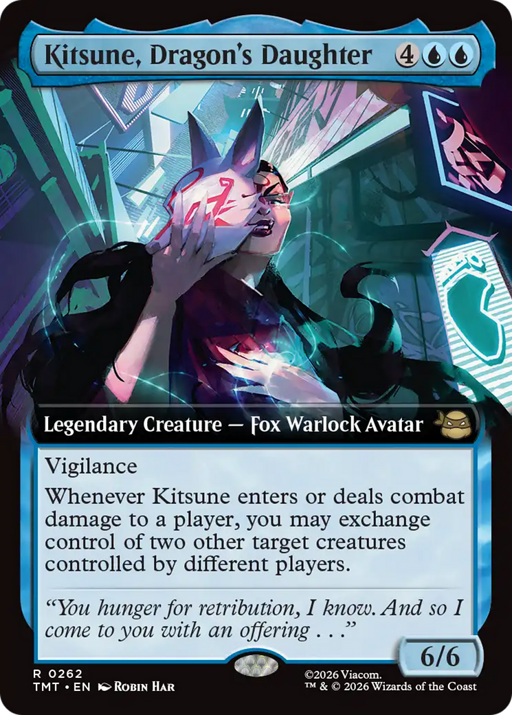 Kitsune, Dragon's Daughter (Extended Art) [Teenage Mutant Ninja Turtles] | Gear Gaming Bentonville