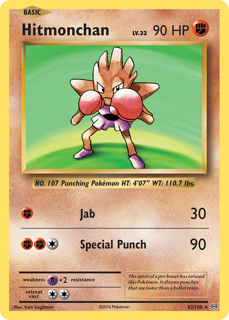 Hitmonchan (62/108) [XY: Evolutions] | Gear Gaming Bentonville