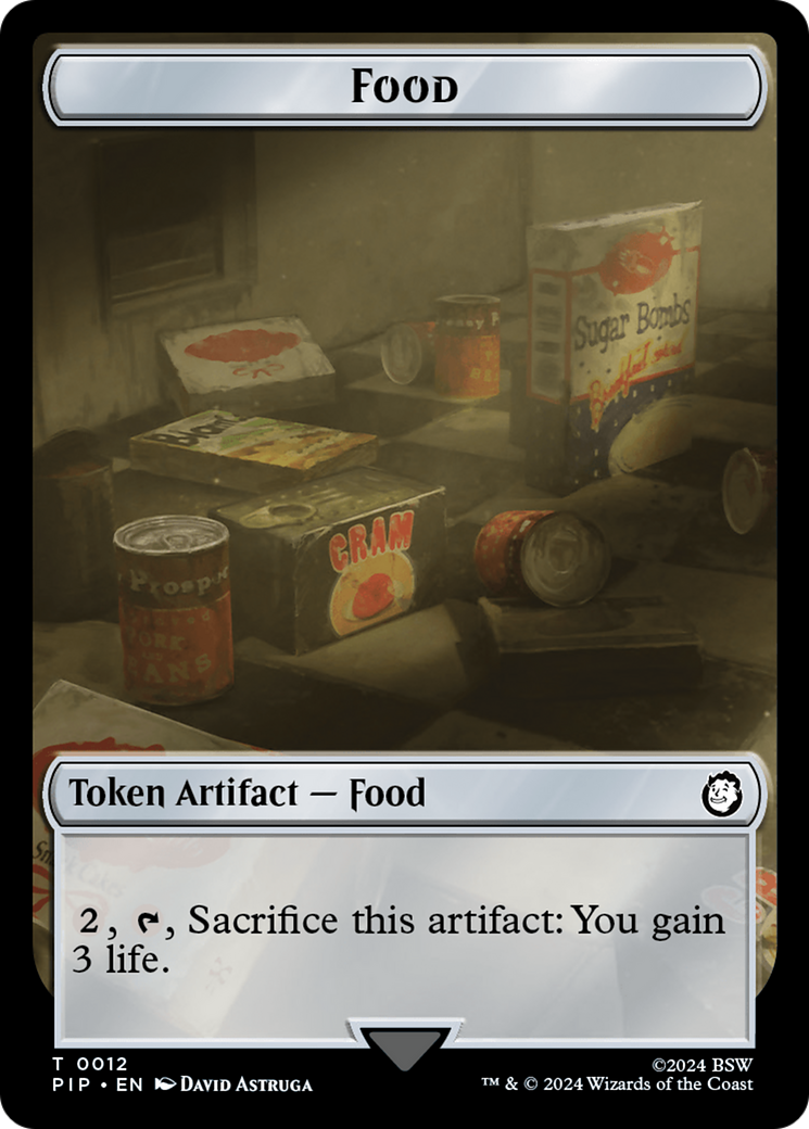 Food (0012) // Copy Double-Sided Token [Fallout Tokens] | Gear Gaming Bentonville