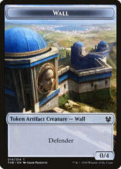 Human Soldier // Wall Double-Sided Token [Theros Beyond Death Tokens] | Gear Gaming Bentonville