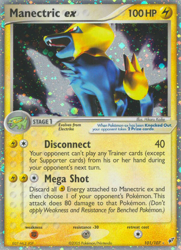 Manectric ex (101/107) [EX: Deoxys] | Gear Gaming Bentonville