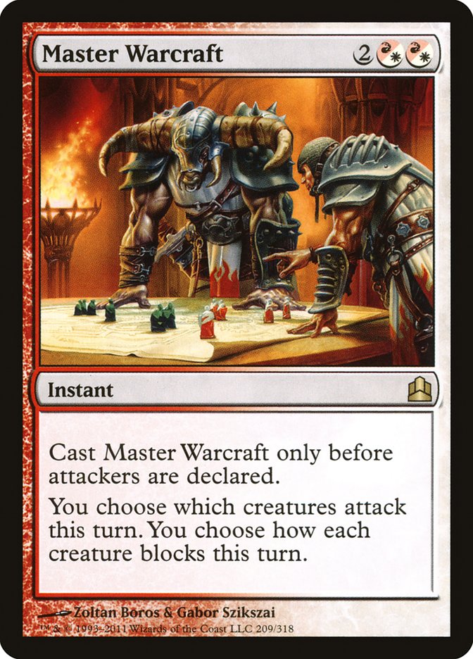 Master Warcraft [Commander 2011] | Gear Gaming Bentonville