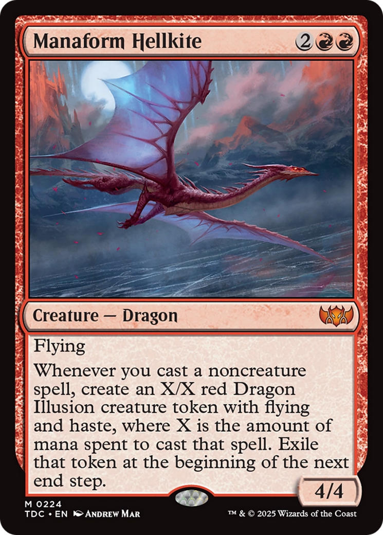 Manaform Hellkite [Tarkir: Dragonstorm Commander] | Gear Gaming Bentonville