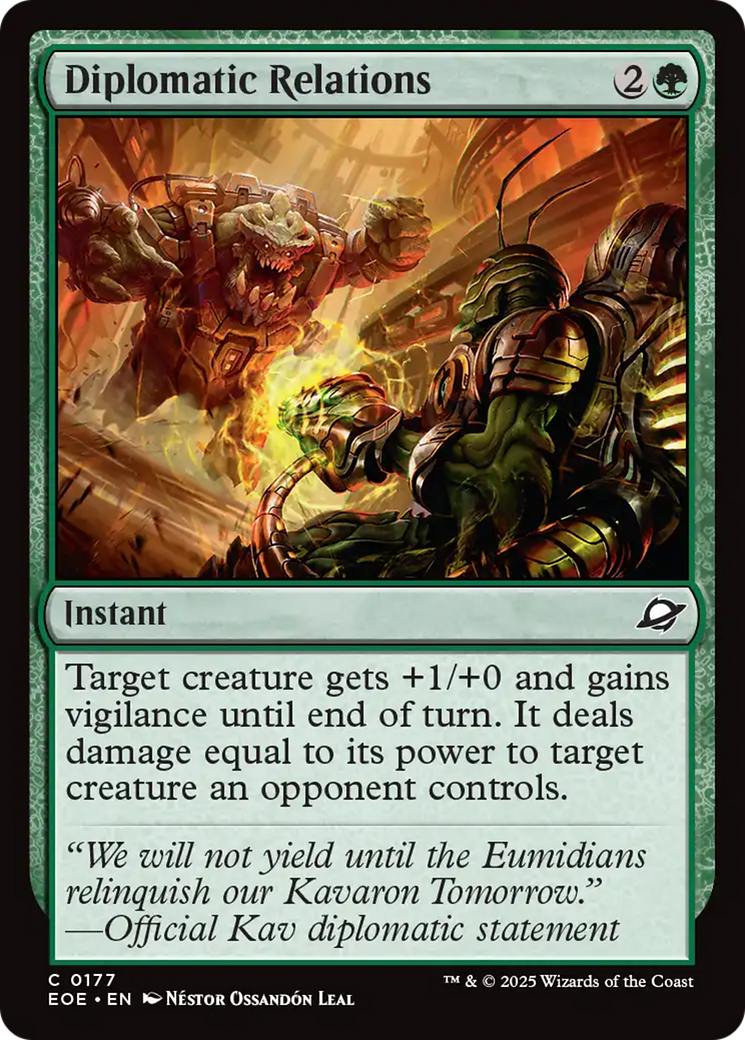 Diplomatic Relations [Edge of Eternities] | Gear Gaming Bentonville