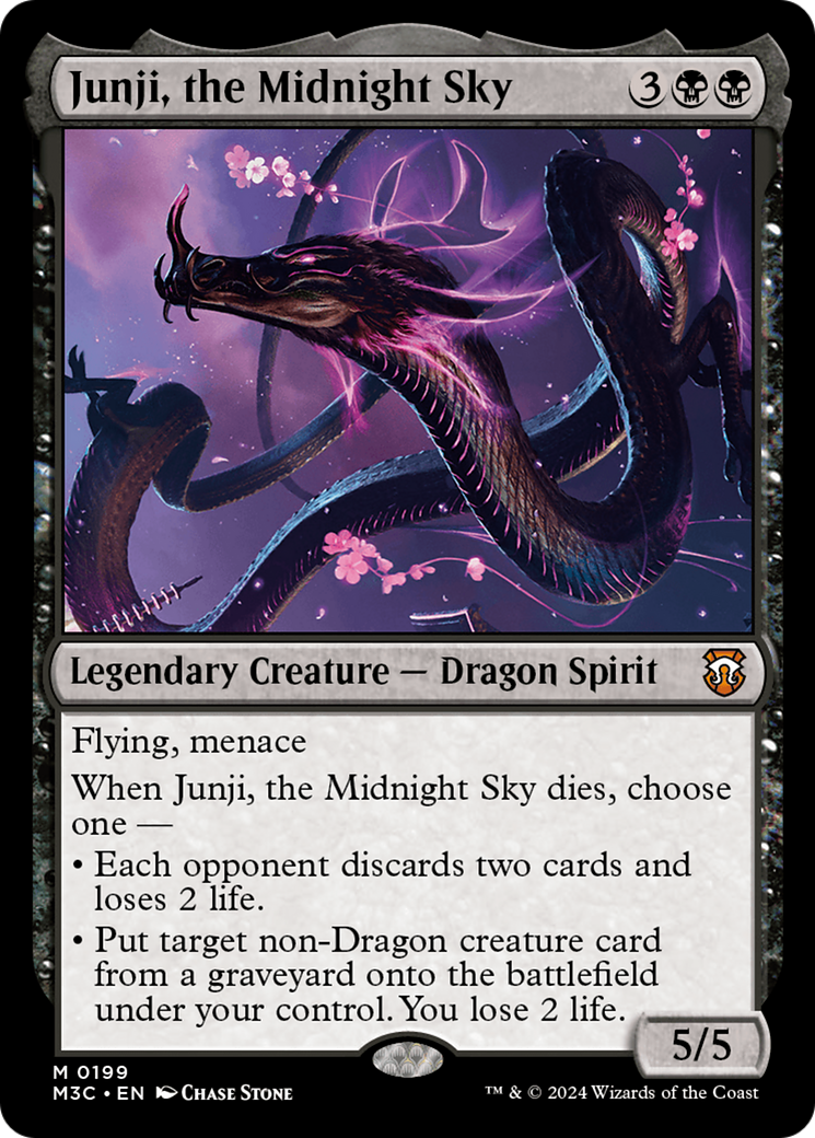 Junji, the Midnight Sky (Ripple Foil) [Modern Horizons 3 Commander] | Gear Gaming Bentonville